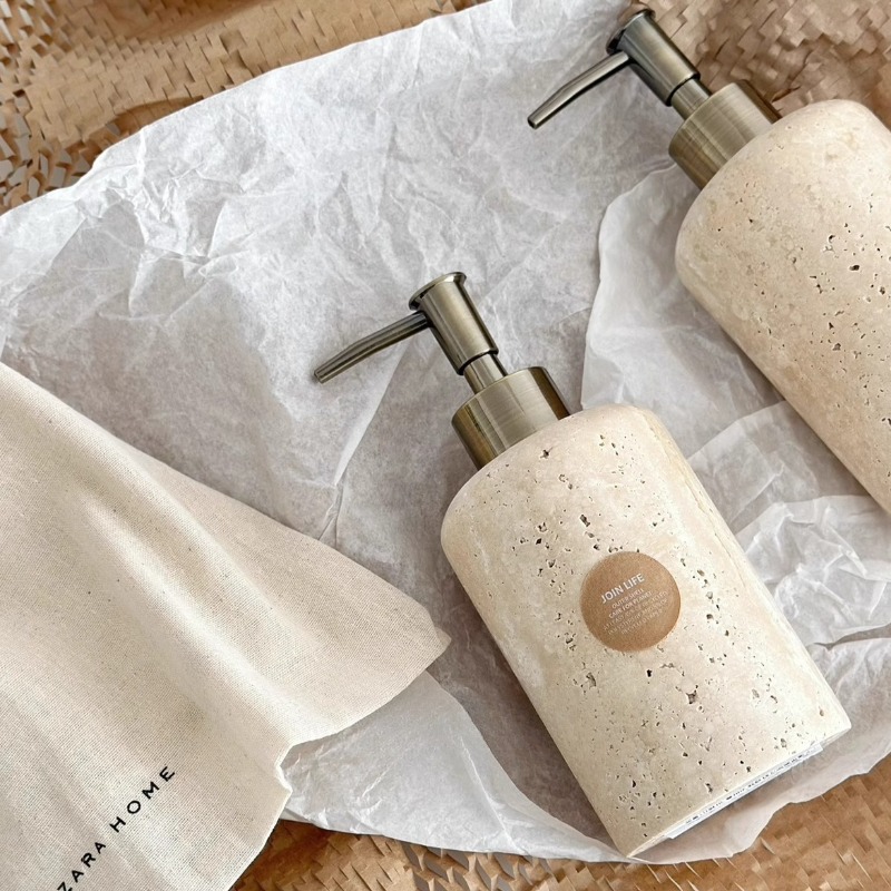 Dispensador de loción de piedr - Luxury Natural Skincare reseña y precio